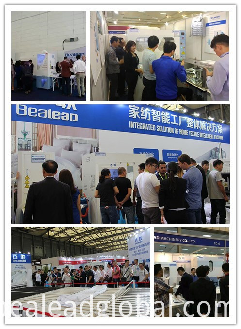 Exhibición de la máquina llenadora Down Filling Machine Exhibition